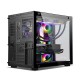 Ant Esports Crystal ARGB Black Cabinet